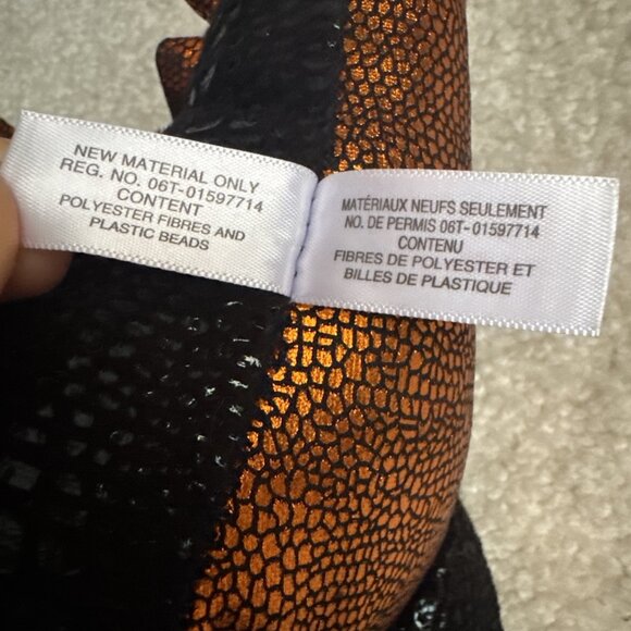 NWT TY Beanie Boo - MERLIN the Dragon 9" - Plush Black Dragon 2017 - Picture 9 of 14